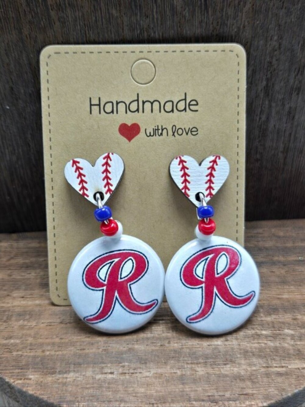NWT Tacoma Rainiers Earrings Pierced Pacific Coast League AAA Minor Handmade
